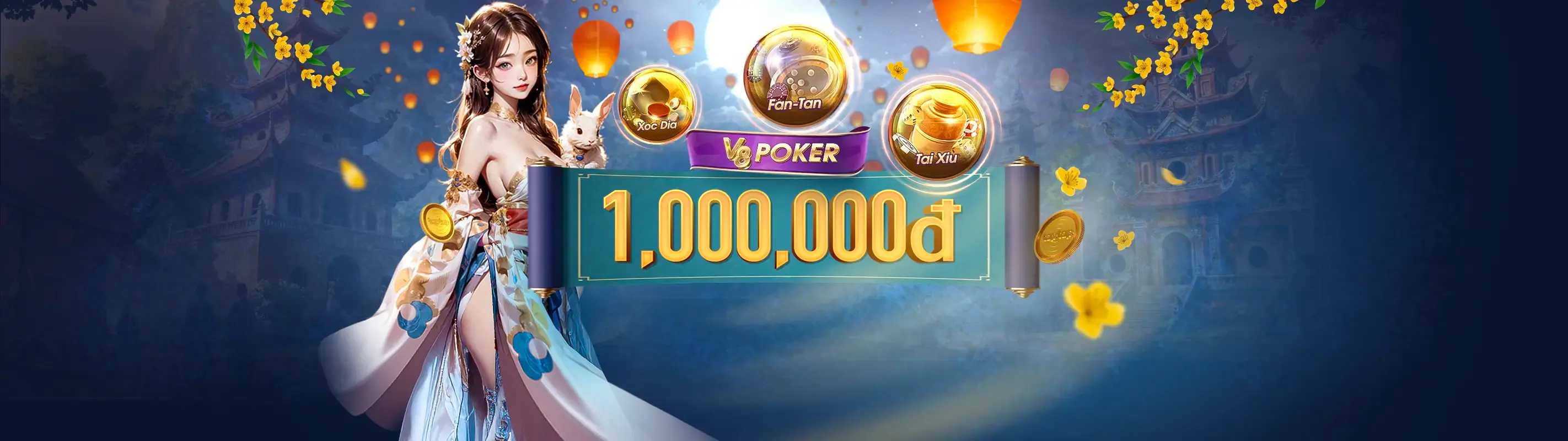 Sòng bạc trực tiếp betvnd game với Baccarat và Roulette